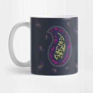 Paisley or Boteh in Persian culture Mug